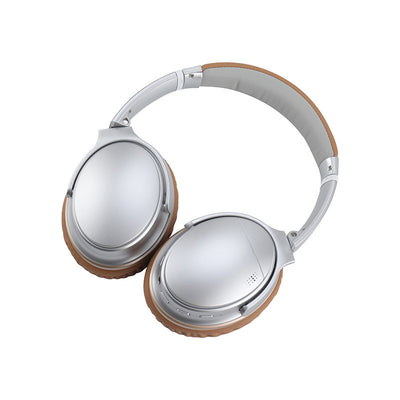 Wireless noise reduction foldable headphones, designed for superior sound quality and portability.